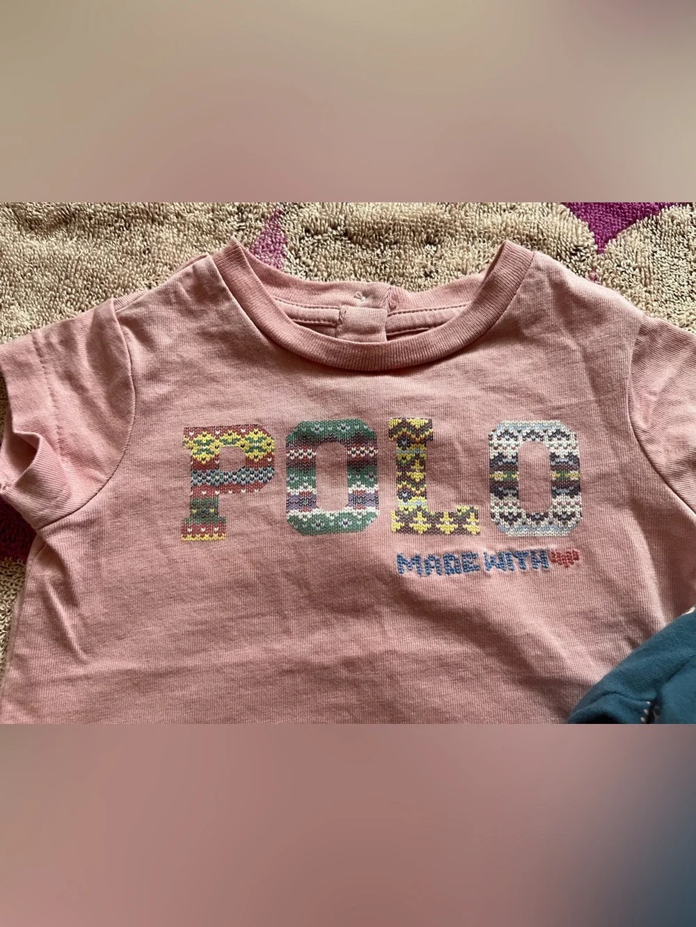 Ralph Lauren Polo Baby Girl 2PC Outfit
